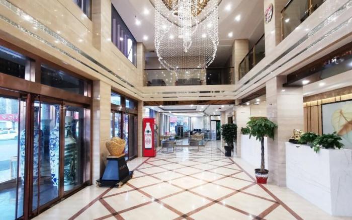 GreenTree Inn Express Shandong Dezhou Lingcheng District Fuxing Street Bus Station.