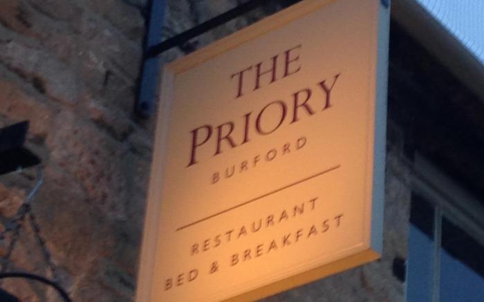 Priory Tearooms Burford with Rooms