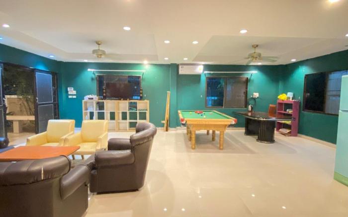 Jomtien beach 1km,color villa,BBQ,台球,karaoke