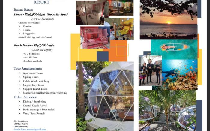 Glamping Family  Dome @ Dauin Marine Sanctuary