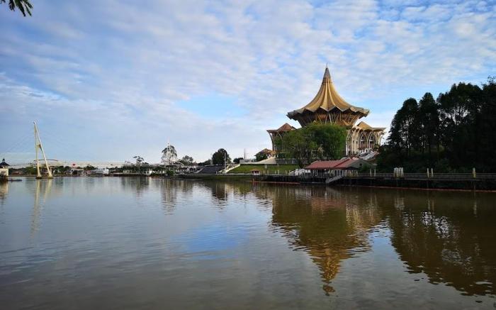 Kuching Riverbank Waterfront