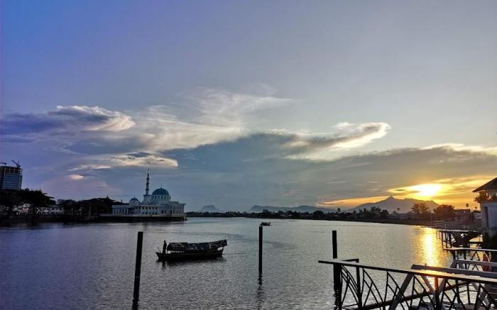 Kuching Riverbank Waterfront