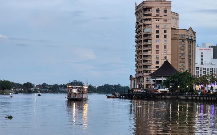 Kuching Riverbank Waterfront