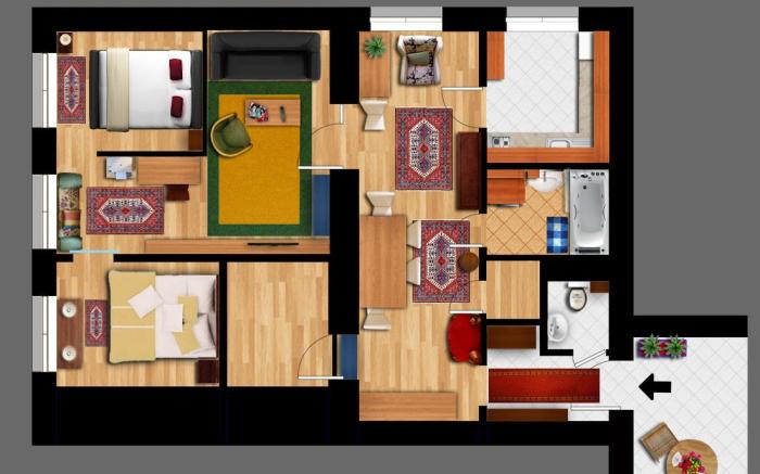 Stunning 2 Double Br Apartment In The Centre Of Budapest