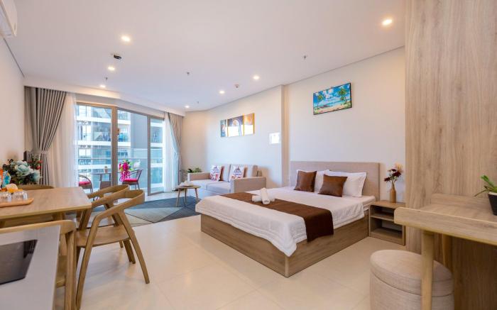 Homestay Hong Ha - Studio Apartment The Song 1 Room