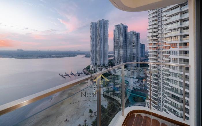Full Seaview | Akemi 3BR Suite by Nest Home【Beach】