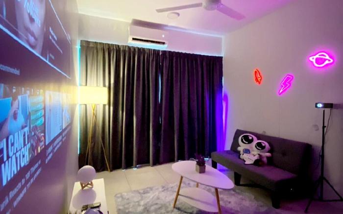 Modern Planet Stylish 3 ROOM 8pax@Meritus Perai