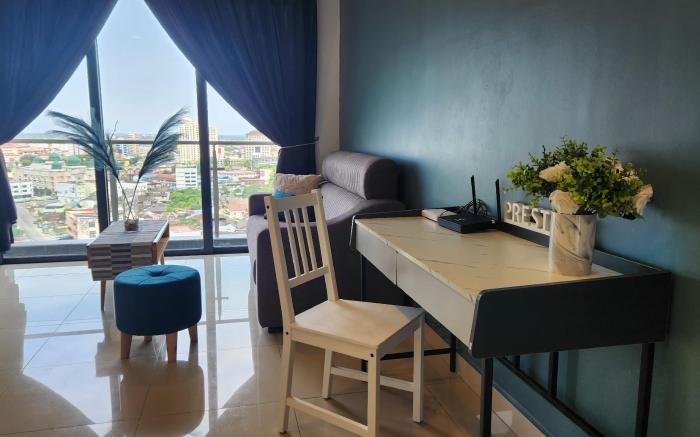 Prestige Sky (A9-12) - 2 BR with Wifi & Riverview