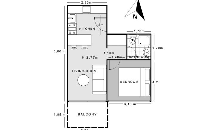 Sanders Old Port - Adorable 1-Bdr Apt w Balcony