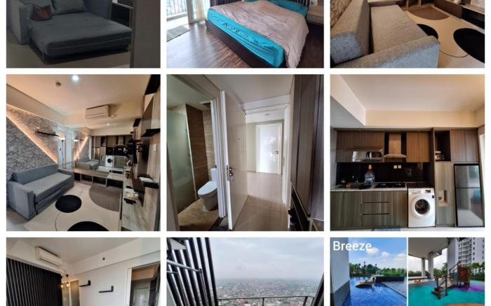 Apartment Breeze  1  bedroom Bintaro by PnP room"s