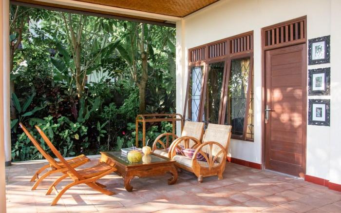 Villa in Ubud with pool, kitchen and 4 rooms
