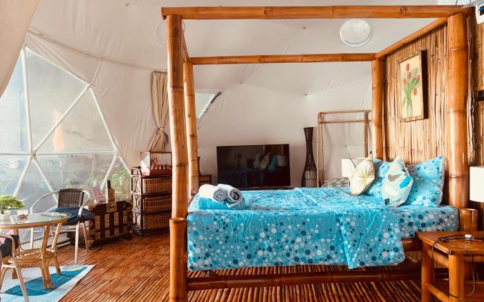Glamping Bamboo Dome at Dauin Marine Sanctuary