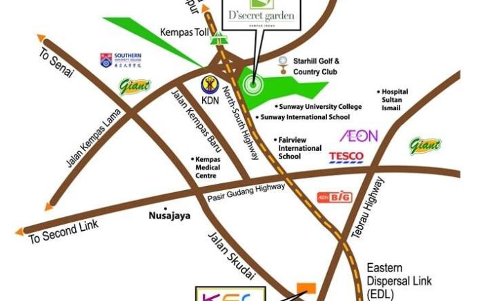 JB Kempas 3 Luxury Condo w Free Park Wi-Fi TV Box
