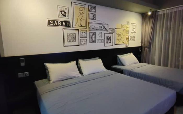 Aeropod Suites 3Pax Stay In KK_ Near Airport/TgAru