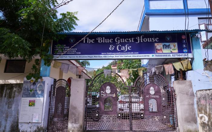 The blue guest house