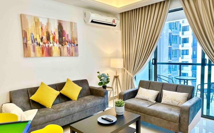R&F Inner Circle View:Spacious 2BR@8-12pax