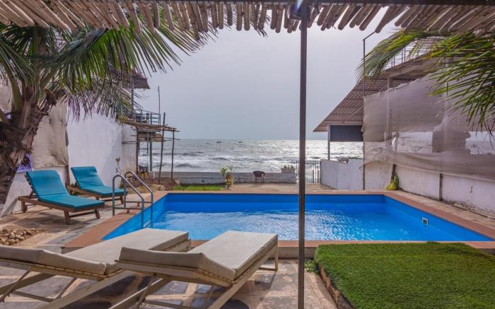 OneAndOnly BeachFront+PrivatePool villa@Anjuna