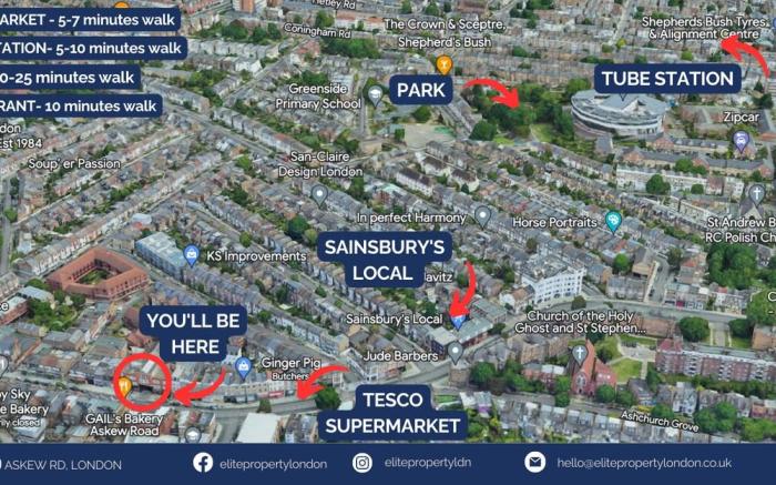 Inviting 2-Bed in Shepherds Bush near Westfield