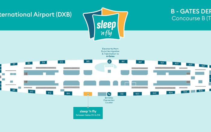 sleep 'n fly Sleep Lounge, B-Gates Terminal 3 - TRANSIT ONLY