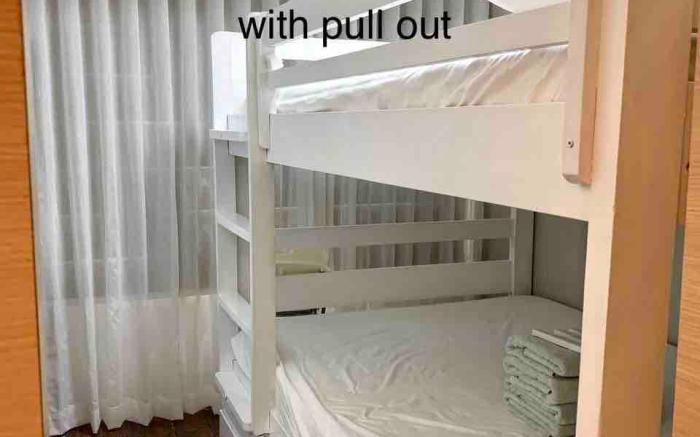 Simple & comfy Air Res.3BR-6Beds 2 bath -CityView