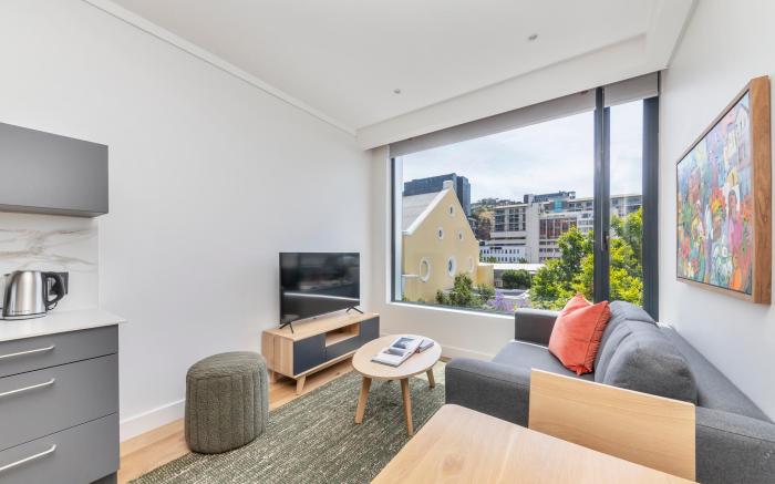 Studio with city views