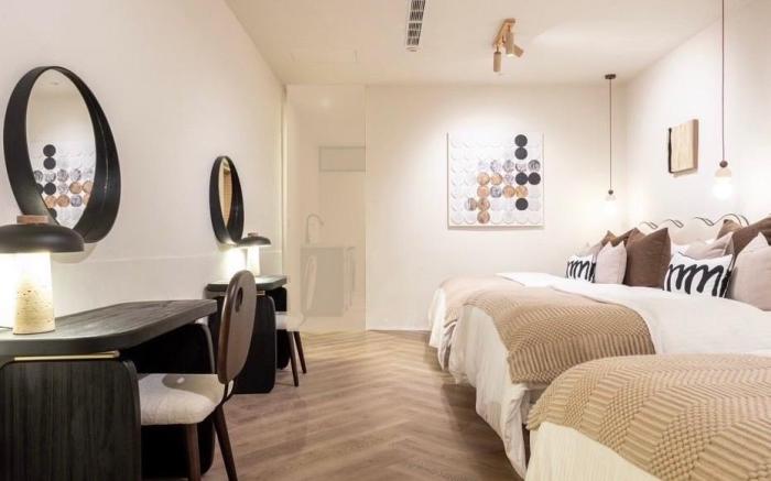 Sleep Inn R10, Room for 3-6 People, near Shuanglian MRT Station and Ningxia Night Market