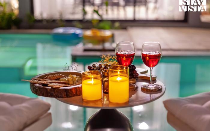 StayVista's Cobblestone Cottage - Villa with Pool View & Indoor-Outdoor Activities