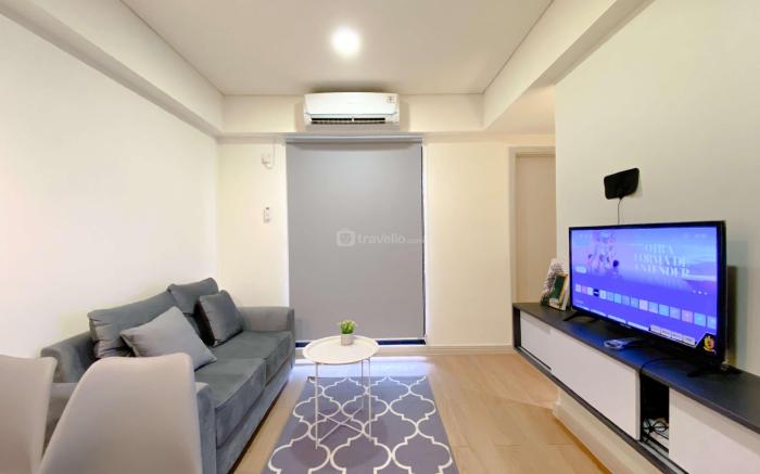 Comfort 2BR Work Space at Meikarta Apt By Travelio