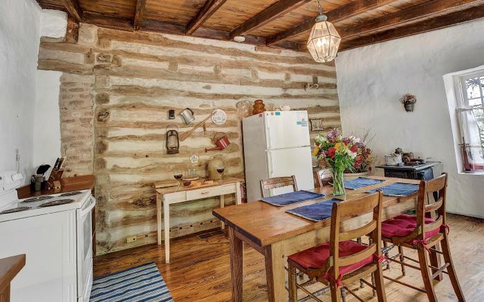Historic Log Cabin Retreat Near Town on 5 Acres!