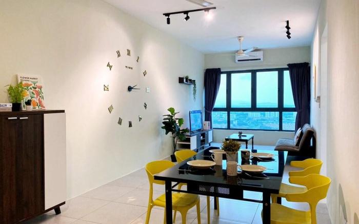 Modern Unique 3 Room8Pax Suite Mt38@Meritus Perai