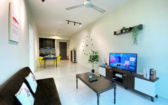 Modern Unique 3 Room8Pax Suite Mt38@Meritus Perai