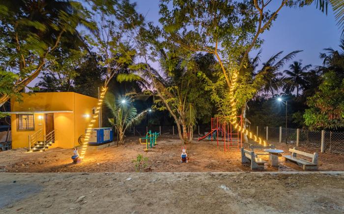 Teak Leaf Gateway | Swimming Pool | Indoor Games