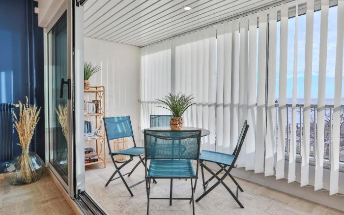 Appartement central  vue mer   poustouflante