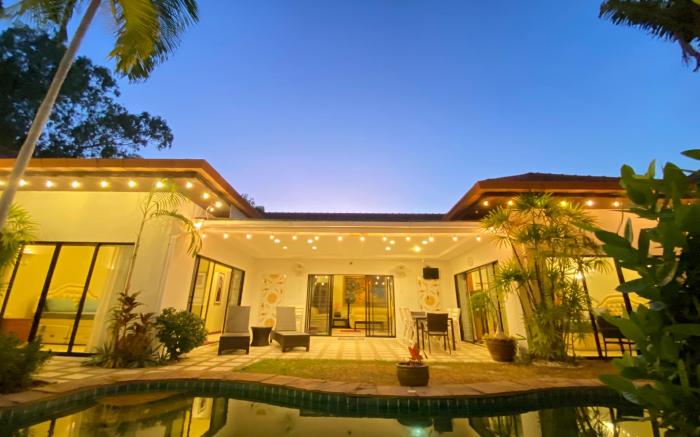 Wst 1.6km,green garden POOL villa,beach 100M,5BR