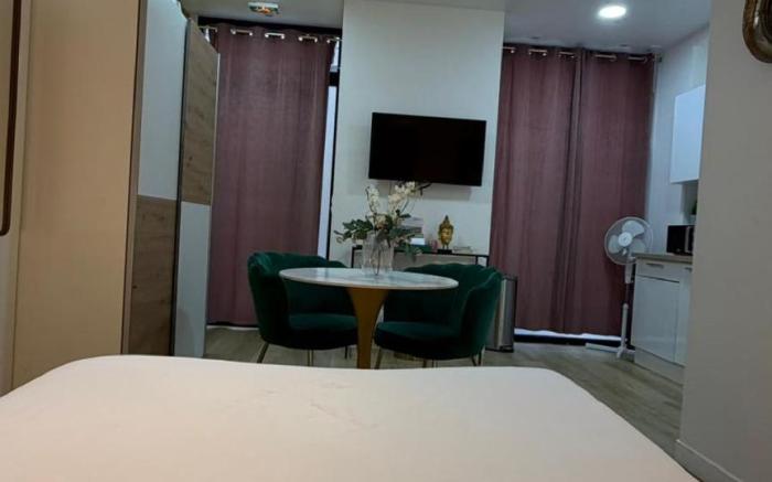 Modern Renovated studio with a touch of gilded glamour central Paris