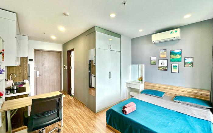 Studio đẹp với bể bơi, gym, hồ chạy bộ riêng