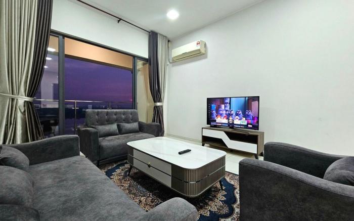 Danga Bay JB，Beachfront Condo with Seaview，Netflix