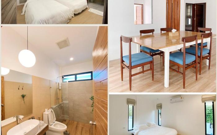 ChomTawan Banrublom pool villa house, rayong beach