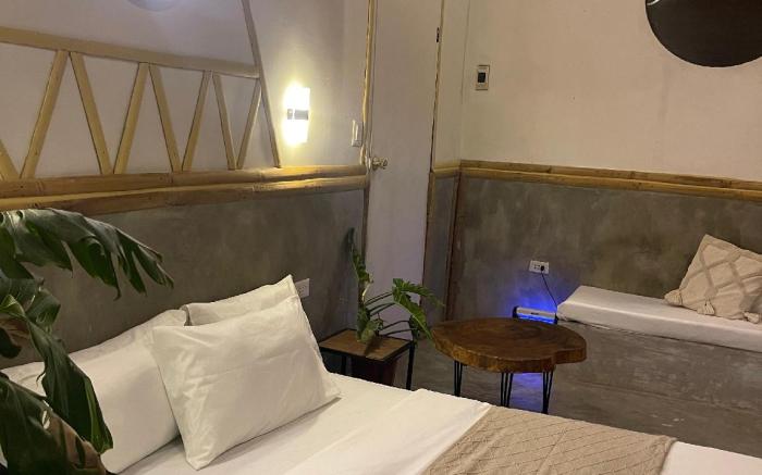 AC Room At a Bali Inspired Eco Villa, By The Beach