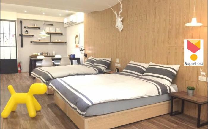 Ximen 3F Loft for 6p （3 nights up)