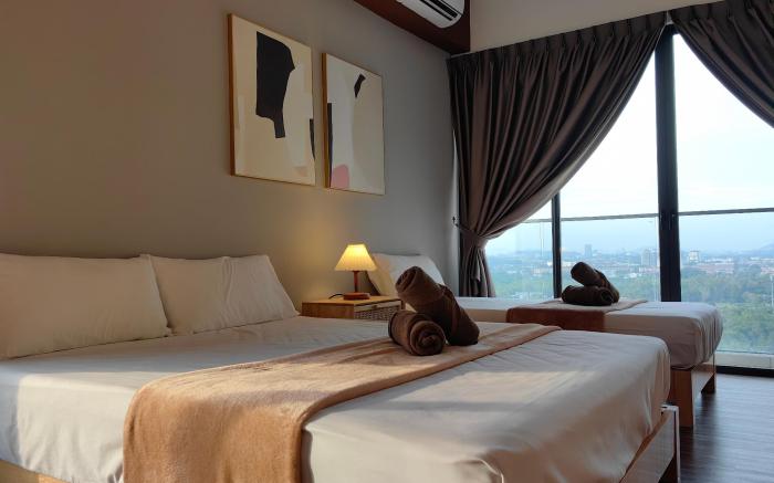 Sunset View|FreeParking|KAvenue|Cozy Room 3-4 Pax