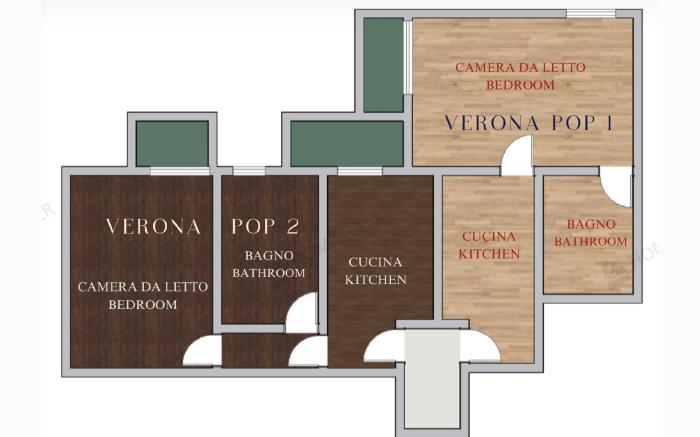 Pop art-inspired homey apartment | self check-in