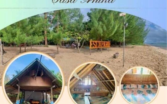 Beachfront Cabin Casa Anika for 16pax