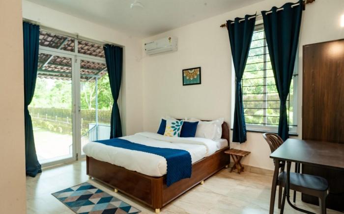 A spacious 4bhk villa with a pool