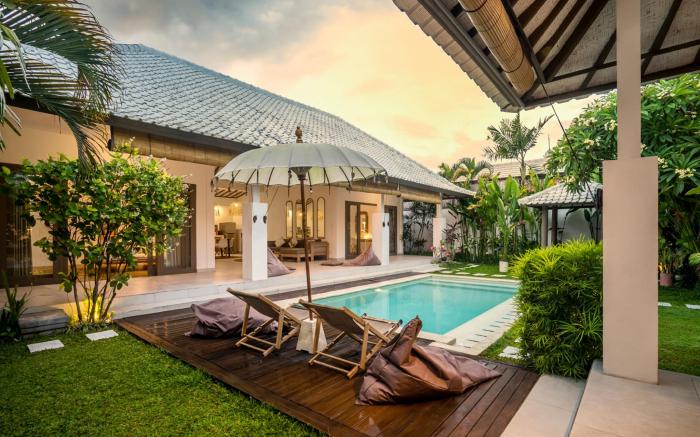 Villa Moju by Alfred in Bali - Tropical 3BR Escape w/ Private Pool & Lush garden in Bumbak Canggu