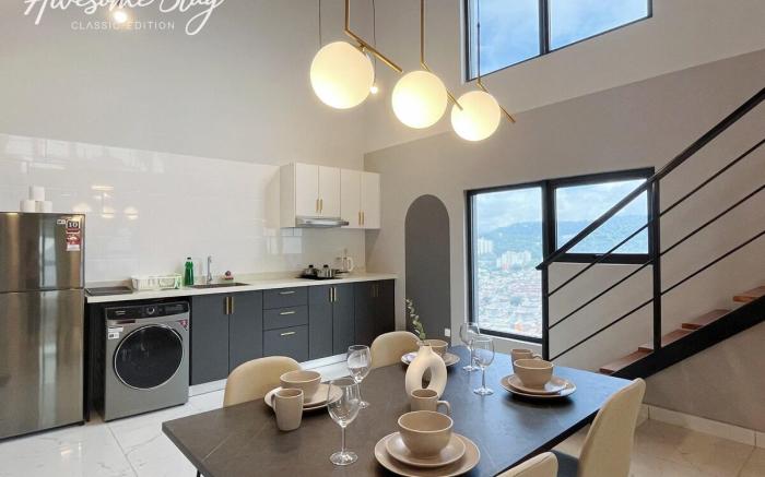 Luxurious 3BR Duplex@4 Queen Bed @Arte Cheras