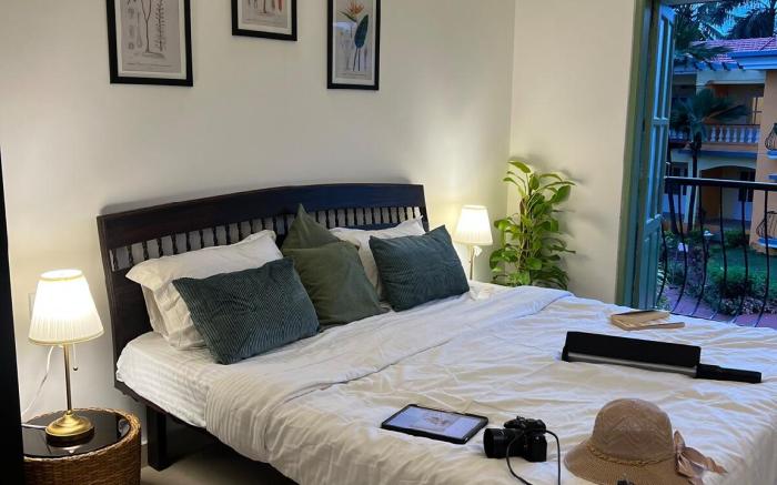Coastal Oasis: Serene 1BHK, 5 Mins to Colva Beach