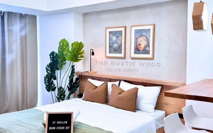 Rustic Wood w/ City & Mt. Arayat View