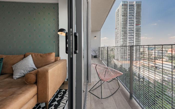 The Taman Loft – Chic 2BR/2BA in a Condesa