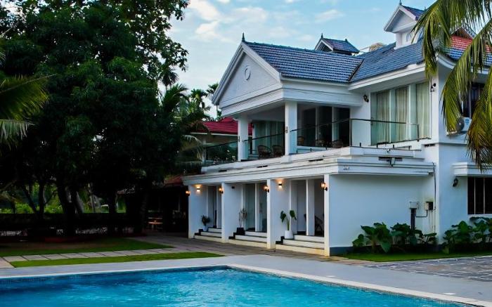 Riveria Portico River side private pool Villa